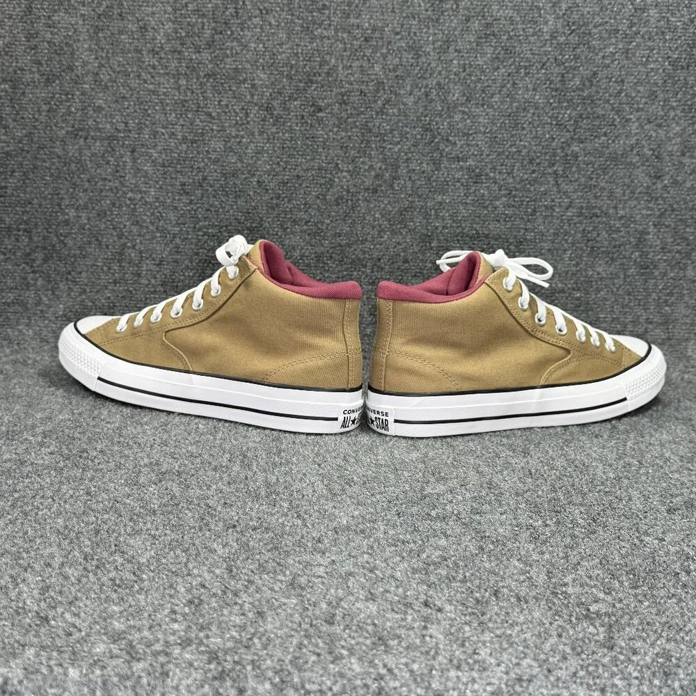 Converse Malden Street Casual Sneakers Men's 10 Tan Canvas Mid Chuck Taylor Shoe - Picture 6 of 12